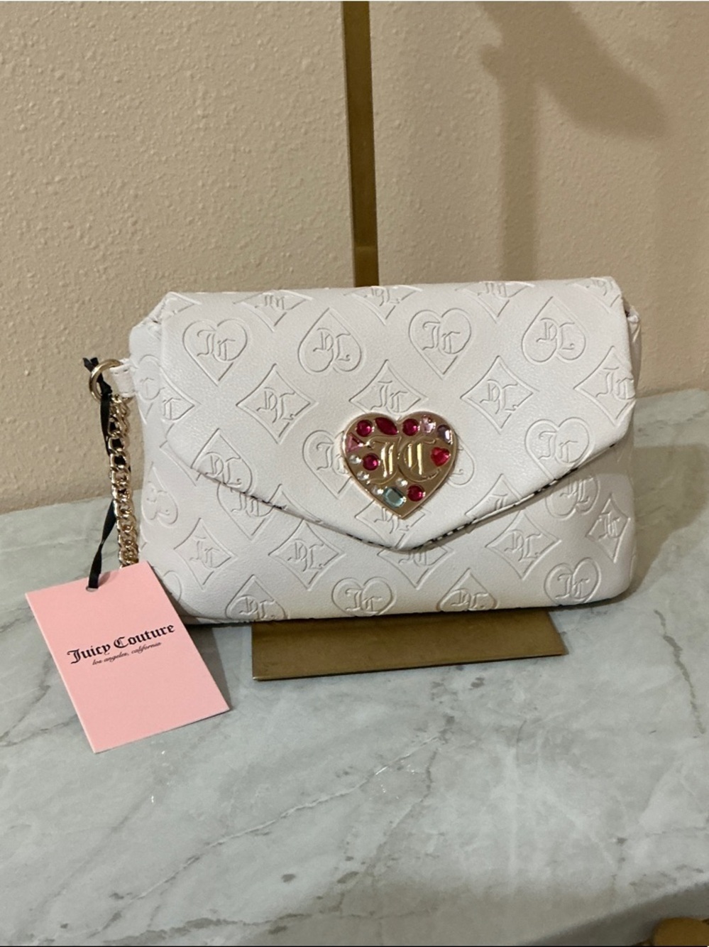 Juicy Couture Crystal Glitz Out Mini Wristlet Purse